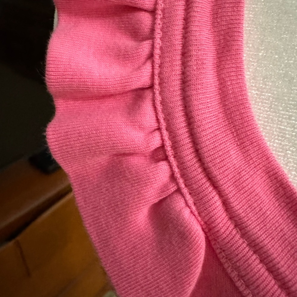 Lilly Pulitzer Pink Ruffle Tank Top - Picture 4 of 8